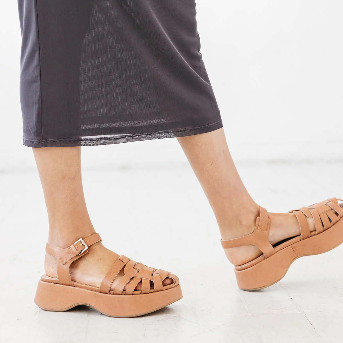 The Platform Fisher [Cognac] - Image 6