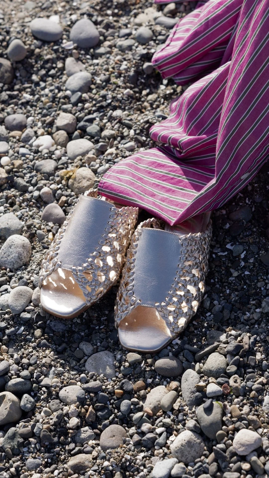 The Rattan Sandal [Metallic] - Image 7