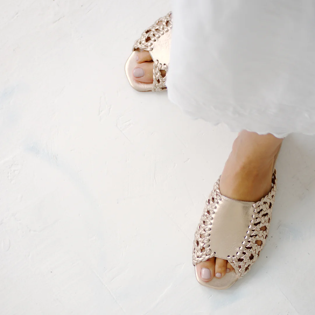 The Rattan Sandal [Metallic] - Image 8