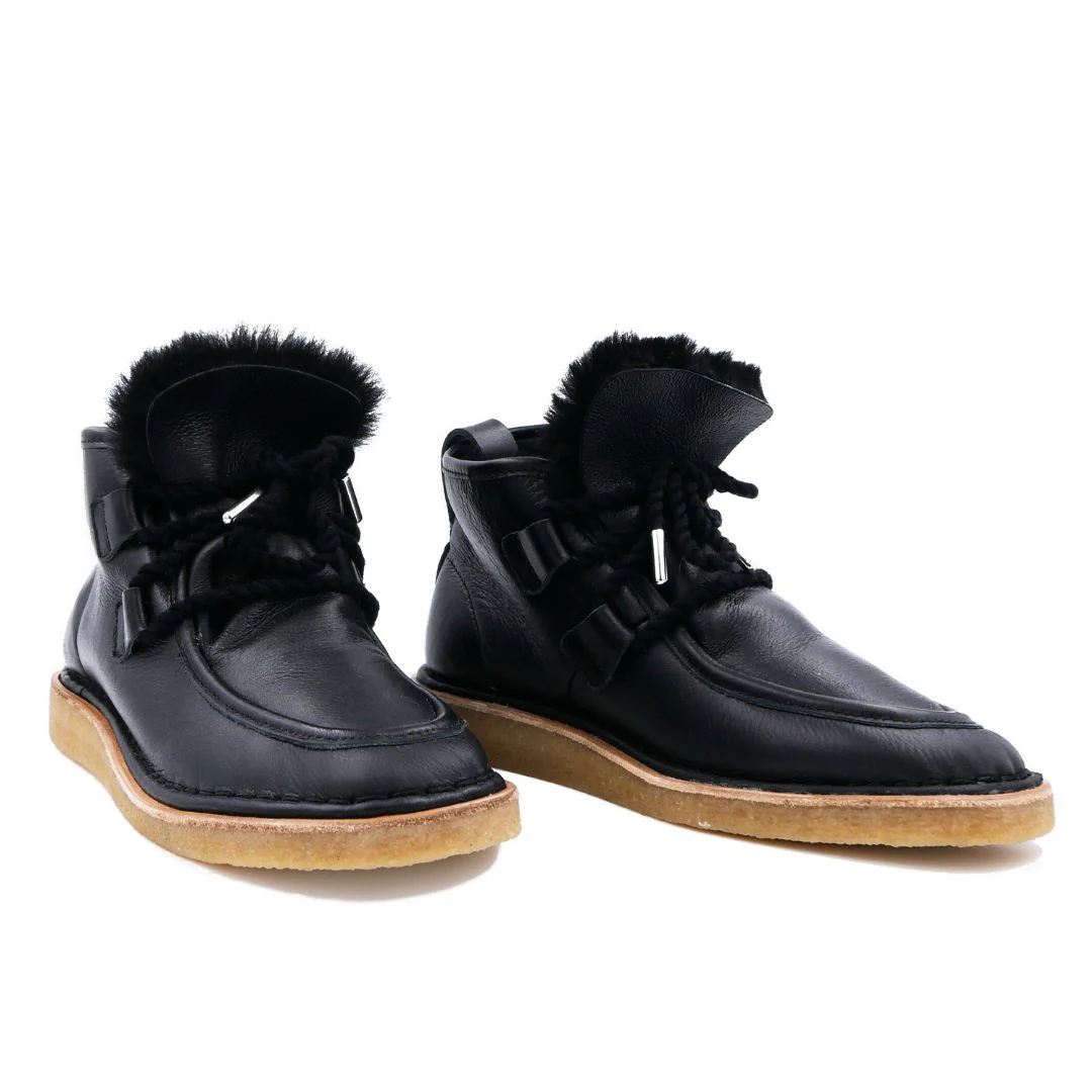 The Shearling Boot [Black] - Image 7
