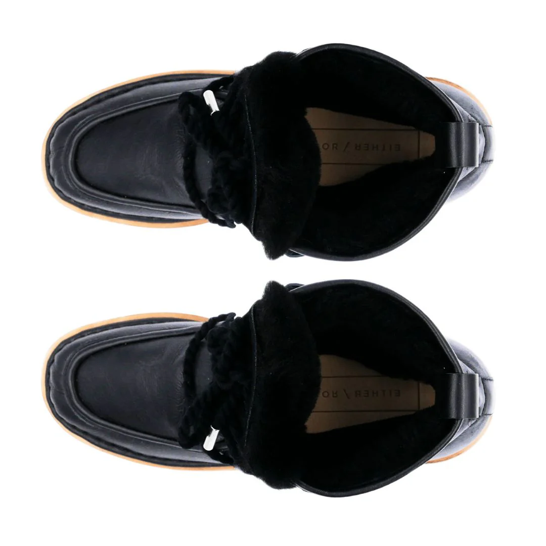 The Shearling Boot [Black] - Image 8