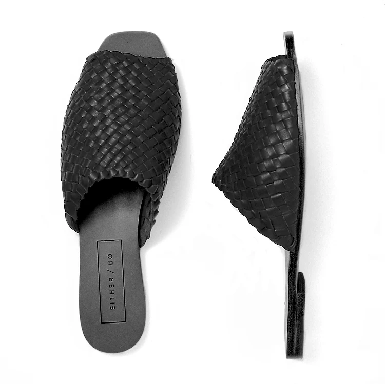 The Woven Slide [Black] - Image 7